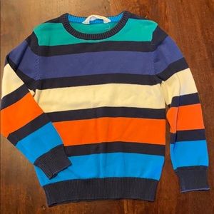 H&M colorful striped kids sweater, size 4-6Y
